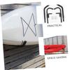 KICHOUSE 2sets Indoor Kayak Storage Racks Metal Canoe Holders Design Padding Strong Construction for Efficient Wall Mount Storage of Kayaks Canoes view 2