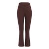Deals 2024 Flare Work Pants for Women Today Trendy Wide Leg Sweatpants Petite Women's Exercise Ladies 5Brown Medium view 2