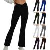 Lolvmvchi Womens Yoga Pants with Pockets High Waisted Wide Leg Sweatpants Soft Flare Leggings Athletic Tummy Control Trouser view 1