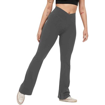 2Drk Grey Flared Yoga Pants Clearance: Loose Bell Bottom 2024 X-Large