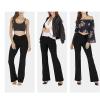 Lolvmvchi Womens Yoga Pants with Pockets High Waisted Wide Leg Sweatpants Soft Flare Leggings Athletic Tummy Control Trouser view 2