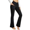 3Blck Early Deals 2024 Loose Yoga Leggings, Same Day Delivery Prime, Wide Leg Yoga Trousers, Athletic Wear Sizing: Large, Color: Black view 1