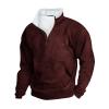 Sunaei Men Western Aztec Pullover Sweatshirts Quarter Zip Jacket Tops Fleece Lined Fashion Sweatshirt Cowboy Western Clothing view 1