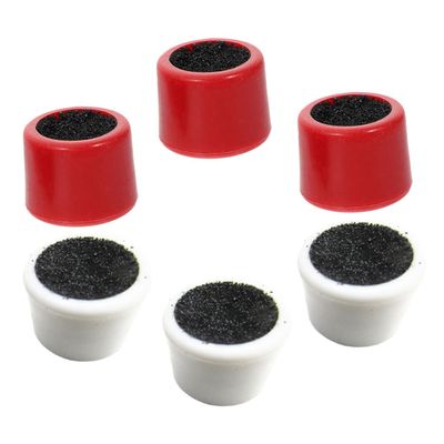FOYTOKI 6pcs Billiard Cue Tip Repair Tool Pool Cue Tip Shaper Burnisher File Plastic