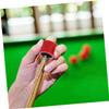 FOYTOKI 6pcs Billiard Cue Tip Repair Tool Pool Cue Tip Shaper Burnisher File Plastic view 3