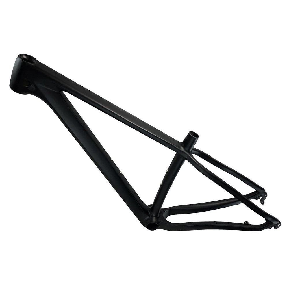 BSFHQS 27.5er 29er Mountain Bike Hardtail Frame 15in 17in 19in Carbon Fibre Rigid Disc Brake Frame Quick Release Frame 135mm QR XC Cyclocross Bikes Frame(29 * 17")