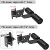 Lifeswell Nordic Hamstring Curl Attachment for 2"x2" Power Rack with 1" or 1/2" Hole, 6 Height Adjustable Leg Hold Down with Leather Surface for Home Gyms view 3