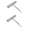 KONTONTY 2pcs Professional Tennis Badminton Racket Stringing Machine Tool String Assistance Puller