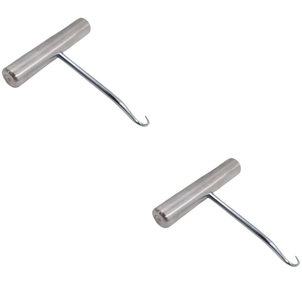 Hohopeti 2pcs Tennis Racket Stringing Machine Badminton Stringing Tools Racket String Puller for Badminton