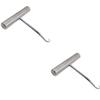 Hohopeti 2pcs Tennis Racket Stringing Machine Badminton Stringing Tools Racket String Puller for Badminton