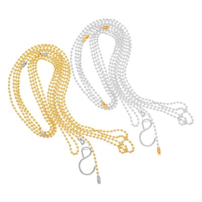 Parliky 2pcs Volleyball Gear Volleyball Net Measure Chain Referee Measure Tool for Accurate Net Height Measurement