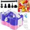 3-in-1 Electric Balloon Pump with Balloon Arch Kit Red Yellow Orange, 3-in-1 Electric Balloon Pump, Portable Electric Air Pump for All Balloons Inflatables Dual Nozzle Balloon Blower Machine view 1