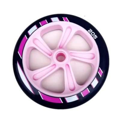 1PCS 200mm Wheels Adult Teen 200mm Scooter Wheels 8-inch Scooter Replacement Wheels with ABEC 9 Bearings for Kick Scooters Shopping Cart (Pink)