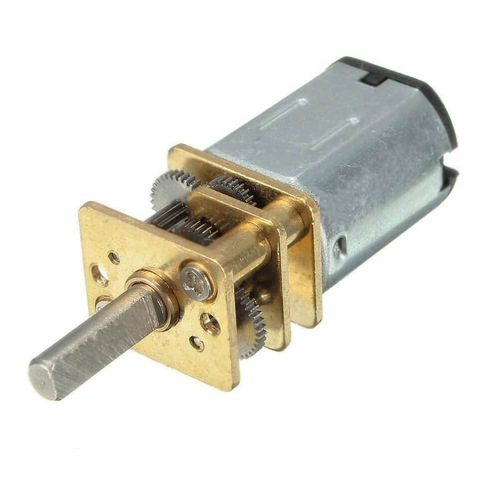 GA12-N20 DC 3V 6V 12V Micro Motor Full Metal Gearbox Gear Reducer Motor 30RPM 50RPM 60RPM 150RPM 200RPM 300RPM 600RPM 1000RPM 1Pcs(50rpm,3V)