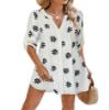 BMJL Women Beach Dresses Cover Ups Button Down Swimsuit Coverup Sunflower Vacation Bathing Suit Cover Up 2026L,Sunflower view 1