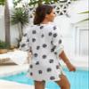 BMJL Women Beach Dresses Cover Ups Button Down Swimsuit Coverup Sunflower Vacation Bathing Suit Cover Up 2026L,Sunflower view 4