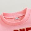 Bonangber Baby Girl Valentines Day Outfit Love Crewneck Sweatshirt Letter Long Sleeve Shirt Pullover Tops Valentines Day Clothes (V-Pink Love You The Most,6-12 Months) view 4