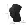 Hoement Sturdy and Elastic Brace Thick Sponge Pads for Knees Sports Supply Suitable for Dance Yoga view 2