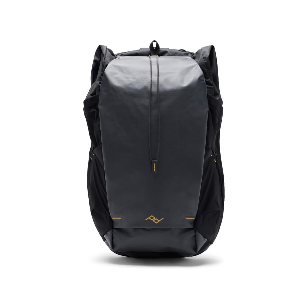 Peak Design Outdoor Backpack 45L, Black, Lightweight Internally-Framed Backpack, Ultra Cinch Roll-Top Design, Ideal for Hikes, Camera Carry and Travel, Versatile Backpack for Men and Women