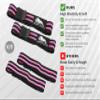 BFR Occlusion Bands for Women Blood Flow Restriction Workout Bands for Leg, Glute & Hip Building Fabric Resistance Loop for Squats, Thigh Toning, Butt Lifting & Muscle Growth (Pink, Buckle) view 4