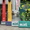 Mint Racks Stoke Stand Free-Standing Ski, Snoboard, Skateboard, Longboard Floor Rack (Mint/White Logo, Standard) view 4