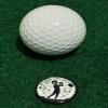 Lunar Links Golf Golf Ball Marker, Funny Golf Gifts for Men or Women, Golf Accessories for Women or Kids, Magnetic Golf Marker Tool, Unique Item for Golf Goodie Bag (Lunar Logo) view 3