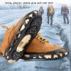 30 TeethIce Cleats, Lightweight Reusable Ice Shoes Grippers for Outdoor Mountaineering Snow for Any Shoes or Boots (M) view 4