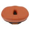 Fockety Noseless Seat with Airflow Vent, and Shock Absorbing Ball Design Hollow Integrated Saddle, Soft Memory Foam Padded Wide Replacement Seat Cushion (Brown) view 1