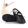 ABOOFAN Classic Ballet Slippers for Women Sole Dance Shoes Stretch Belt Lightweight for Yoga and Gymnastics Black view 4