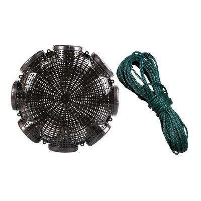 BCOATH 8holes Crawfish Trap Cage with Multiple Entrances Reusable Plastic Fishing Bait Lure Trap for Catching Fish Shrimp and EEL Lightweight and Durable Design Easy to Use