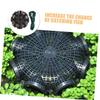 BCOATH 8holes Crawfish Trap Cage with Multiple Entrances Reusable Plastic Fishing Bait Lure Trap for Catching Fish Shrimp and EEL Lightweight and Durable Design Easy to Use view 3