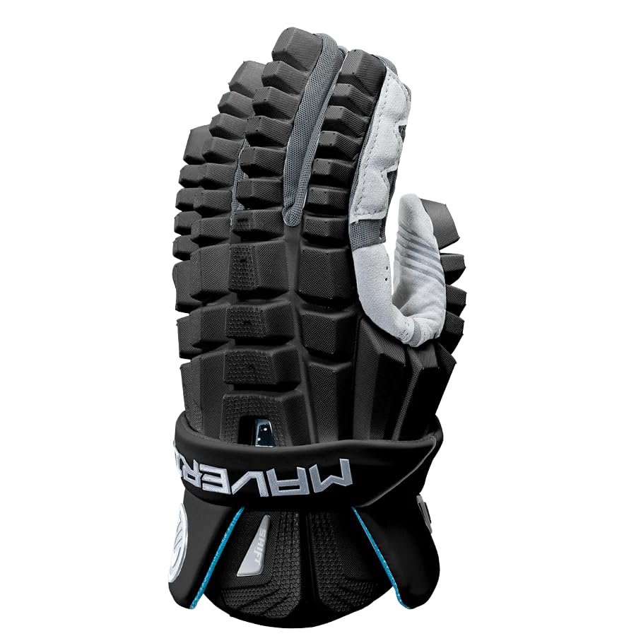 PG Sports Maverik Shift Player Lacrosse Gloves (Black, Small 10")