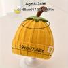 Baby Pumpkin Knit Hat - Winter Warmth for Little Ones - Hand Washable - Perfect for Parties and Outings - Cute and Comfy (Pumpkin Beanie - Orange) view 2