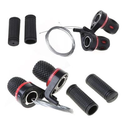 1 Pair Derailleur Grips Bicycle Lever Transmission Twist Grip Speed Change