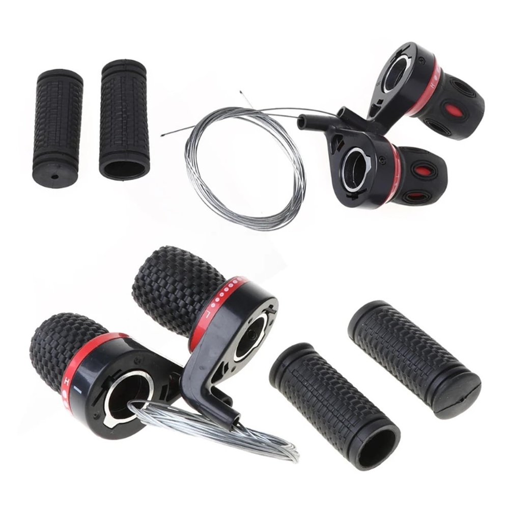 1 Pair Derailleur Grips Bicycle Lever Transmission Twist Grip Speed Change
