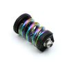 Folding bicycle titanium spring shock absorber for brompton Pline Tline Suspension vibration absorption (Rainbow) view 1
