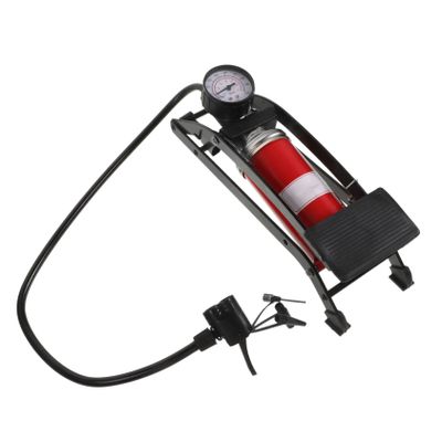BUGUUYO Foot Pump Car Tire Inflation Inflator for Vehicle Auto Tire Skid-Resistant Foot Pedal Design Suitable for Cars Motorcycles Bicycles