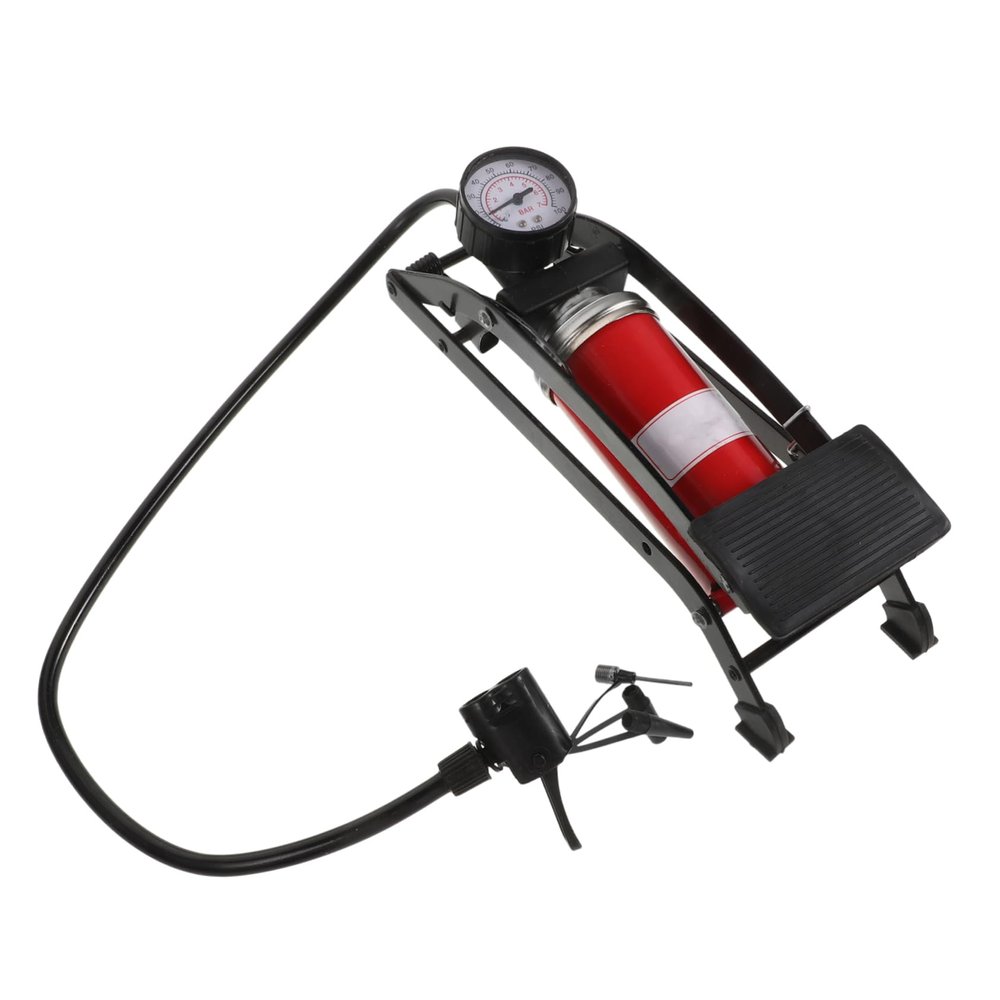 BUGUUYO Foot Pump Car Tire Inflation Inflator for Vehicle Auto Tire Skid-Resistant Foot Pedal Design Suitable for Cars Motorcycles Bicycles