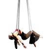 8.2ft 2.5m Aerial Straps Ropes Yoga Aerial Acrobatics Body Aerial Loop Trapeze Circus Apparatuses Equipment Three-Layer Straps 1 pairs (Light Grey) view 1