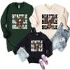 Seattle Football Fan Sweatshirt, Big Game Sunday Pullover, Unisex Casual Sports Crewneck for Football Lovers men view 3