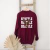 Seattle Football Fan Sweatshirt, Big Game Sunday Pullover, Unisex Casual Sports Crewneck for Football Lovers men view 4