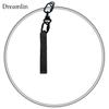 Aerial Straps Aerial Hoop Hand Lyra Hoop Hand Loop for Aerial Cube Pole Circus Acrobatics Dance Strength Training (Black) view 2