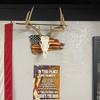 European Mount Skull Hanger, Deer Antler Mounting Kit,USA Flag Decor Hooker Pedestal, Perfect Prey Display Rack,Hanger for Hanging Antlers and Other Skulls (11.4" x 6.7" x 0.6") view 4