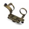 okyass PVS-14 NPBM-D Non-Powered Bridge Mount Dual Dovetail NVG Mount Tactical PVS 14 Night Vision Goggles Mount Adapter (Tan) view 4