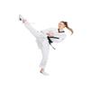 Daedo Taekwondo Shoes KIX - Microfiber Outer Layer, Rubber Outsole, Lightweight and Elastic Design for Comfortable Taekwondo Training, Size: 8.5 White view 2