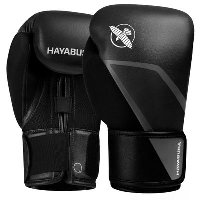 Hayabusa E1 Boxing Gloves for Men and Women - Black/Grey, 16oz