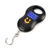 Digital Luggage Scales, Black Electronic 50Kg 10g Hanging Scale LCD Digital Scale Backlight Fishing Weights Pocket Scale Luggage Scales Weighing view 2