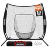 LOMGWAYS 7x7ft Baseball & Softball Practice Net with Steel Frame and Bag view 1