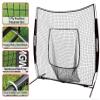 LOMGWAYS 7x7ft Baseball & Softball Practice Net with Steel Frame and Bag view 3