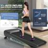 ANCHEER Walking Pads, 2 in 1 Under Desk Treadmill 2.5HP Compact Running Machine with Remote Control, 300lbs Weight Capacity for Home/Gym/Office,Ultra-Quiet, Installation-Free view 2